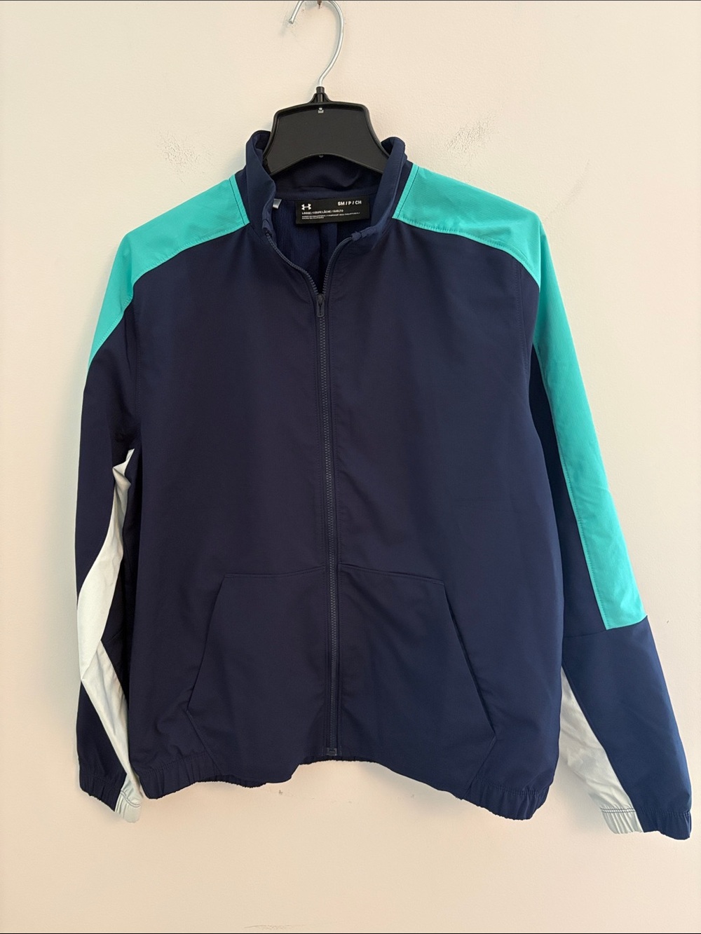 Under Armour Women’s Colorblock Full Zip Windbreaker Jacket - Size Small